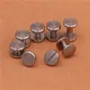 Tornillo de acero inoxidable para cinturón, tornillo hembra, tornillo de fijación para cinturón, cuero curtido vegetal, clavo en forma de I, accesorios de cuero para equipaje