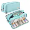 Suministro Exclusivo Transfronterizo de Estuches de Doble Apertura, Opciones Sencillas Multicolor, Cajas de Papelería Multifuncionales, Gran Capacidad, Resistentes a las Manchas, Estuches de Múltiples Capas