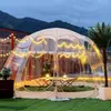 Tenda Transparente Céu Estrelado Acampamento ao Ar Livre Casa Bolha Sunroom Famoso na Internet Jantar ao Ar Livre À Prova de Chuva e Frio Não Precisa Montar a Barraca