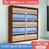 Estante de Archivos A4 de Acero Simple/Doble Cara Gabinete para Documentos Financieros Estante de Información Estantería para Biblioteca Estante de Almacenamiento Estante Gabinete de Archivos