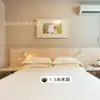 Jinjiang Star Hotel Cinco Estrelas Quarto Padrão Conjunto Completo de Cama Box Especial para Pousada Gabinete de TV de Hotel Instalação e Reforma