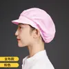 Gorra de trabajo de fábrica de alimentos de verano para mujer, de malla transpirable, a prueba de polvo, para taller, anticabello, para catering, cocina, chef.