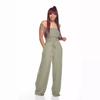 Mono casual de hombro caído, cruzado en el pecho, pierna ancha, para mujer, nuevo, transfronterizo de Amazon, europeo y americano
