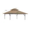 Cubierta para Toldo de Patio Exterior, Cubierta para Cenador de Balcón de Ocio al Aire Libre, Cubierta para Toldo de Terraza con Protección Solar y a Prueba de Lluvia, Cubierta de Refugio contra la Lluvia
