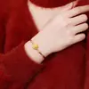 Pulsera de cuentas de oro de Vietnam y rosa chapada en oro Bianhua moda simple para mujer regalo para novia lote