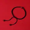 Pulseira de Fio Vermelho com Contas do Ano Zodiacal Cinnabar para Homens e Mulheres, Pulseira Trançada de Fio Vermelho para Crianças e Casais, Presente Amuleto de Proteção