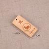 Colgante Llavero Doce Signos del Zodíaco Madera de Durazno Madera de Durazno Plana Zodíaco Llavero para Llaves de Coche Regalo de Seguridad