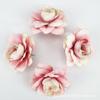 Rosa Pequeña Estilo Europeo Simulada de 6 cm Decoración para Fiesta en Casa Boda Flor de Seda Tocado de Minoría Étnica Flor Artificial