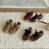 XSH Retro Sujo Sujo|Sapatos Planos Descalços Infantis Versáteis Tênis Esportivos 26 Outono Inverno Estilo Coreano Tendência Legal Meninos e Meninas