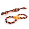 Juguete de Nudo de Cuerda para Perro de Halloween en Stock, Juguete de Nudo de Cuerda de Algodón Duradero para Limpieza Dental, Tira y Afloja y Alivio del Aburrimiento Mascota