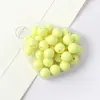 Cuentas Acrílicas de Color Sólido de 6-16 mm, Cuentas de Colores Dulces Macarrón, Cuentas de Colores Mixtos Navideños, Accesorios para Joyería DIY