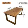 Mesa grande de madera de olmo viejo, adecuada para comedor en casa, banco de trabajo Mobien, mesa de bar, escritorio, escritorio de computadora de madera maciza, escritorio de oficina