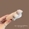 Nuevo Pinza para el Cabello con Lazo Esponjoso de Dos Colores 2026 para Mujer, Lindo Bloqueo de Color Estilo Coreano para Flequillo y Cabello Fino, con un Ambiente Elegante