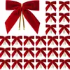 Accesorios de lazo de terciopelo, populares para empaque de regalos transfronterizos, decoración del hogar para bodas y fiestas, adornos para árboles de Navidad