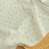 Tecido Flanelado de Sarja Tecida de Algodão com Estampa Floral Textura Vintage Outono e Inverno Manta de Sofá Roupa de Cama Tecido para Scrunchie