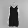 2026 exclusivo transfronterizo vestido de noche liso sin tirantes y sin espalda, suave y amigable con la piel, ropa de dormir cómoda para mujer, se puede usar afuera