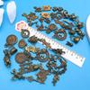 Mix 45 pingente de chave de relógio bule de coelho retrô Alice no País das Maravilhas acessórios de joalheria DIY