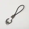 Nuevo llavero, llavero de coche de cuero esmerilado DIY de alta gama, llavero unisex, colgante de accesorio pequeño