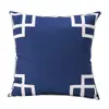 Funda de Almohada de Lino Estilo Simple de Amazon Almohada Funda para Cojín de Sofá de Sala de Estar Decoración del Hogar Funda de Almohada de Dormitorio