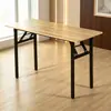 Mesa dobrável simples mais vendida pelo fabricante para escritório, sala de conferências, estudo e treinamento, uso em barracas de feira ao ar livre, mesa de jantar longa portátil