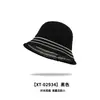 Sombrero de Pescador de Punto Rayado de Hilo Estilo Nuevo para Mujer, Sombrero de Sol Nuevo Estilo Coreano para Primavera y Verano, Sombrero de Sol Transpirable Casual