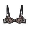 Ropa interior de estilo francés para mujer, sexy, fina, con tirantes anchos, sujetador con aro de acero suave, pecho pequeño, fruncido grande, ropa interior roja Benmingnian