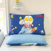 Almohada larga de gofre de dibujos animados de seda de hielo floral para que las niñas duerman en la cama, almohada para las piernas para dormir de lado, cojín de maternidad