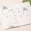Bloc de Notas Calendario 2026 A5 Agenda Mensual Secretary de Trabajo Libro de Horarios Check-In Cuaderno de Negocios