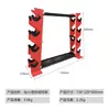 Venta Directa de Fábrica Popular Transfronteriza Mini Rack Doble para Mancuernas Rack para Colocar en Casa Gimnasio de Dos Pisos Vertical Fijo