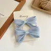 Novo Prendedor de Cabelo Laço Estilo Coreano, Elástico para Rabo de Cavalo Estilo Menina Fresca e Doce, Presilha para Franja