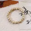 Pulsera de Cerámica Jingdezhen Pulsera de Cuentas de Cerámica de Colores Femenina Literaria Color Macarrón Fabricante de Joyería de Puesto Callejero Venta al por Mayor