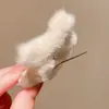Lindo pasador de pelo de conejo con lazo y estrella para mujer, pinza para flequillo, pinza lateral de mezclilla, accesorio para el pelo de niños
