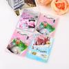 Espejo de Maquillaje para Mujer con Estampado de Moda No Convencional Espejo de Aluminio de Alta Calidad Espejo Plegable Espejo de Tocador Cuadrado Conveniente