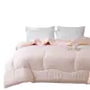 Colcha de Algodão Outono e Inverno Aconchegante Quente Dormitório Quarto Confortável Amigável à Pele Cor Sólida Núcleo de Colcha de Inverno Roupa de Cama