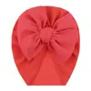 Sombreros de Bebé Simples de Otoño e Invierno Europeos y Americanos Sombreros Indios Sombreros de Pulóver Tejidos Sombreros de Niños con Lazo Sombreros de Bebé