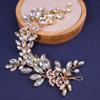 Personalização em Pequenos Lotes Tiara de Strass e Pérolas para Noivas Acessórios de Trança para Cabelo Transfronteiriços Acessórios para Cabelo de Vestido de Noiva
