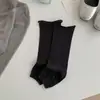 Calcetines tipo piecitos ligeros para mujer, estilo nuevo, color liso, versión coreana, calentadores de piernas, calcetines de moda y versátiles, calcetines holgados enrollados, cubrepies grises