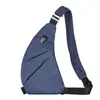 Bolso de Pecho para Hombre Bolso para Pistola Bolso Mensajero Bolso Casual Multifuncional Bolso de Hombro Bolso Antiperdida Antirrobo Transfronterizo Una Pieza Pelo