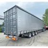 Lona Lateral Tipo Cortina Europea para Exportación Semirremolque Ligero Contenedor Exprés Cuello de Cisne Tipo Caja Remolque de Arrastre