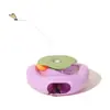 Brinquedo para Gato Elétrico Inteligente Borboleta Artificial Varinha Automática para Provocar Gato Plataforma Giratória Gato Consome Energia Física e Alivia o Tédio