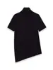 Para Comércio Exterior Transfronteiriço Europeu e Americano Roupas Femininas Aliexpress Mais Vendidas Verão Retrô Versátil Três Cores Gola Alta Manga Curta Malha Top