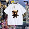 Tong Tong Tong Homem Palito Roupas Meninos e Meninas Camiseta Manga Curta tungtungsahur Transfronteiriço Montanhas e Mares Sutra Tops