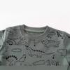 Ropa para niños de marca de estilo europeo y americano otoño e invierno algodón manga larga suéter para niño top ropa para niños suéter Terry de manga larga ropa para niños