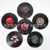 Discos de Vinilo Retro Coloridos, Mini Discos de Vinilo de Colores, Materiales para Posavasos, Posavasos de Café con Forma de CD, Almohadillas de Aislamiento Térmico, Música NFC
