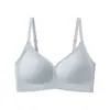 Sujetador Deportivo Sin Costuras para Mujer de Pecho Pequeño, Ajuste Push-Up, Soporte Suave con Pegamento de Gelatina, Soporte Superior para Glándulas Mamarias Secundarias, Sujetador sin Aros