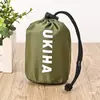 Bolsa de Nylon a Cuadros con Cordón Bolsa Cilíndrica con Cordón Bolsa de Almacenamiento para Chaqueta de Plumas Bolsa con Cordón Bolsa Organizadora de Viaje Bolsa de Empaque