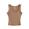 YPFF Roupas Femininas da Moda Estilo Europeu e Americano Verão Sexy Spice Girl Colete de Algodão Roscado de Abas Largas Slim-fit Emagrecimento Base Sling