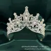Diadema Corona de Novia Transfronteriza Europea y Americana Tocado Boda Estilo Coreano Cumpleaños 18 Regalo para Adulto Corona de Cristal