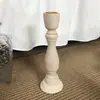 Candelabro de madera retro pequeño tjj vela Corea del Sur ins decoración de escritorio hogar base de vela de tronco foto