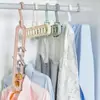 Cabide multifuncional de nove furos para roupas, armazenamento doméstico, suporte para roupas, guarda-roupa, celebridade da internet, dobrável, retrátil, mágico, rotativo, cabide de 9 furos